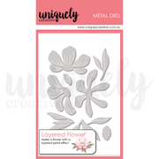 Uniquely Creative - Layered Flower Die