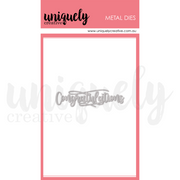Uniquely Creative - Congratulation Die