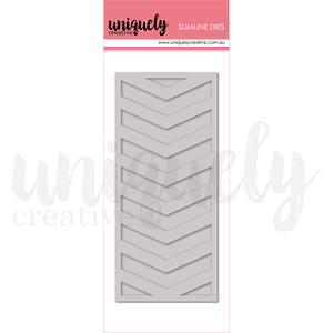 Uniquely Creative - Chevron Border Die
