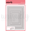 Uniquely Creative - Rectangle Photo Mat Border Die - Scalloped