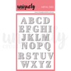 Uniquely Creative - Serif Uppercase Alpha Die Die