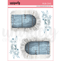 Uniquely Creative - Shades of Whimsy Door Rub-Ons