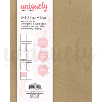 Uniquely Creative - 8"x10" Flip Album - Kraft