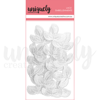 Uniquely Creative - Rose Lace Leaves