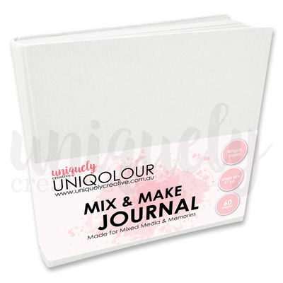 Uniquely Creative - UNIQOLOUR 6x6 Mix & Make Journal - White