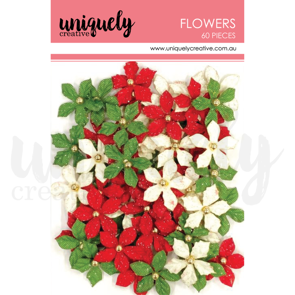 Uniquely Creative - Home for Christmas Flowers 60/Pkg