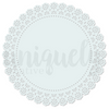 Uniquely Creative - Light Blue Lacey Circle Decorative Base Layer