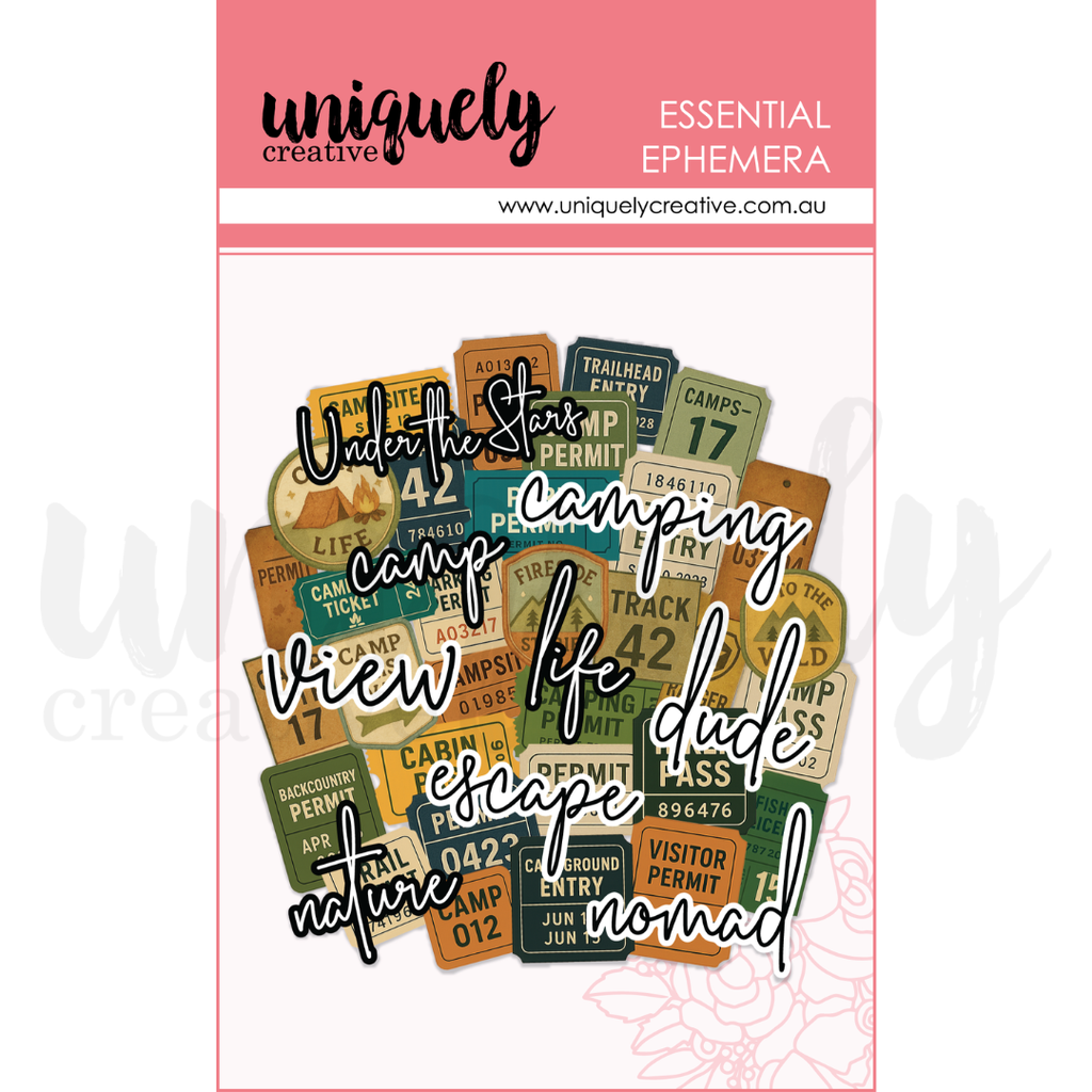 Uniquely Creative - Field Notes Campsite Tickets & Titles Ephemera