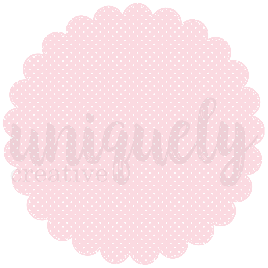 Uniquely Creative - Dressed in Daydreams Scalloped Decorative Base Layer