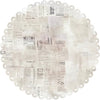 Uniquely Creative - Newsprint Scalloped Decorative Base Layer