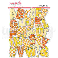 Uniquely Creative - Written in the Stars Chipboard Alpha Stickers