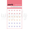Uniquely Creative - Dew Drop Heart Stickers - Romantic
