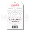 Uniquely Creative - Blank Canvas Tag Pad - White
