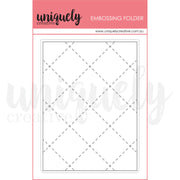 Uniquely Creative - Quilted Embossing Folder