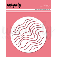 Uniquely Creative - Topographic View Stencil