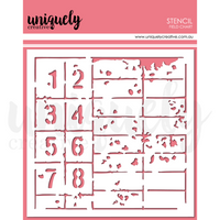 Uniquely Creative - Field Chart Stencil