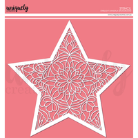 Uniquely Creative - Starlight Mandala Background Stencil