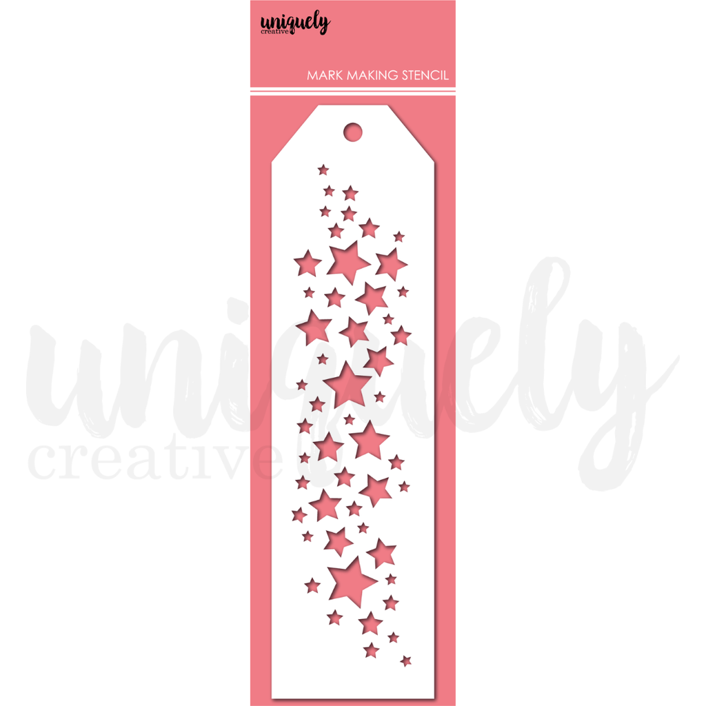 Uniquely Creative - Starfall Mark Marking Stencil
