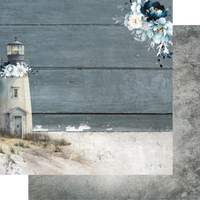 Uniquely Creative - Shades of Whimsy Paper - Coastal Lighthouse