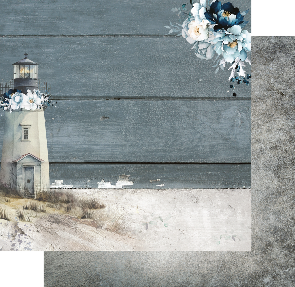 Uniquely Creative - Shades of Whimsy Paper - Coastal Lighthouse