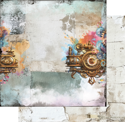 Uniquely Creative - Steampunk Graffiti Paper - Tinker