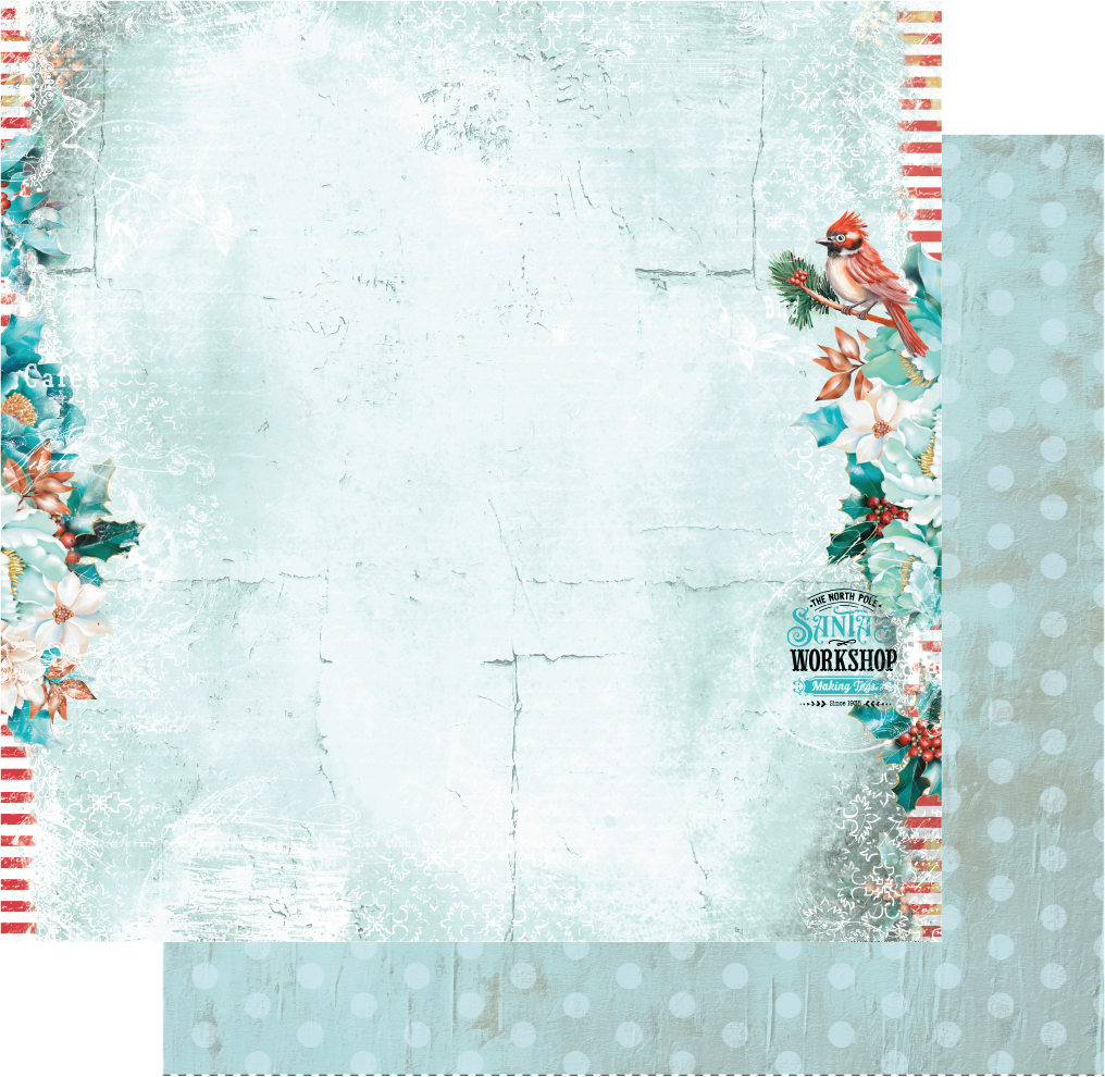 Uniquely Creative - Merry & Bright Paper - Santa's Workshop