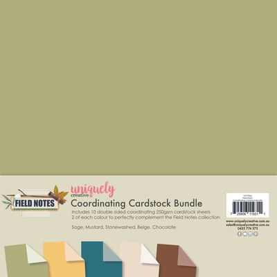Uniquely Creative - Field Notes Coordinating Cardstock Bundle