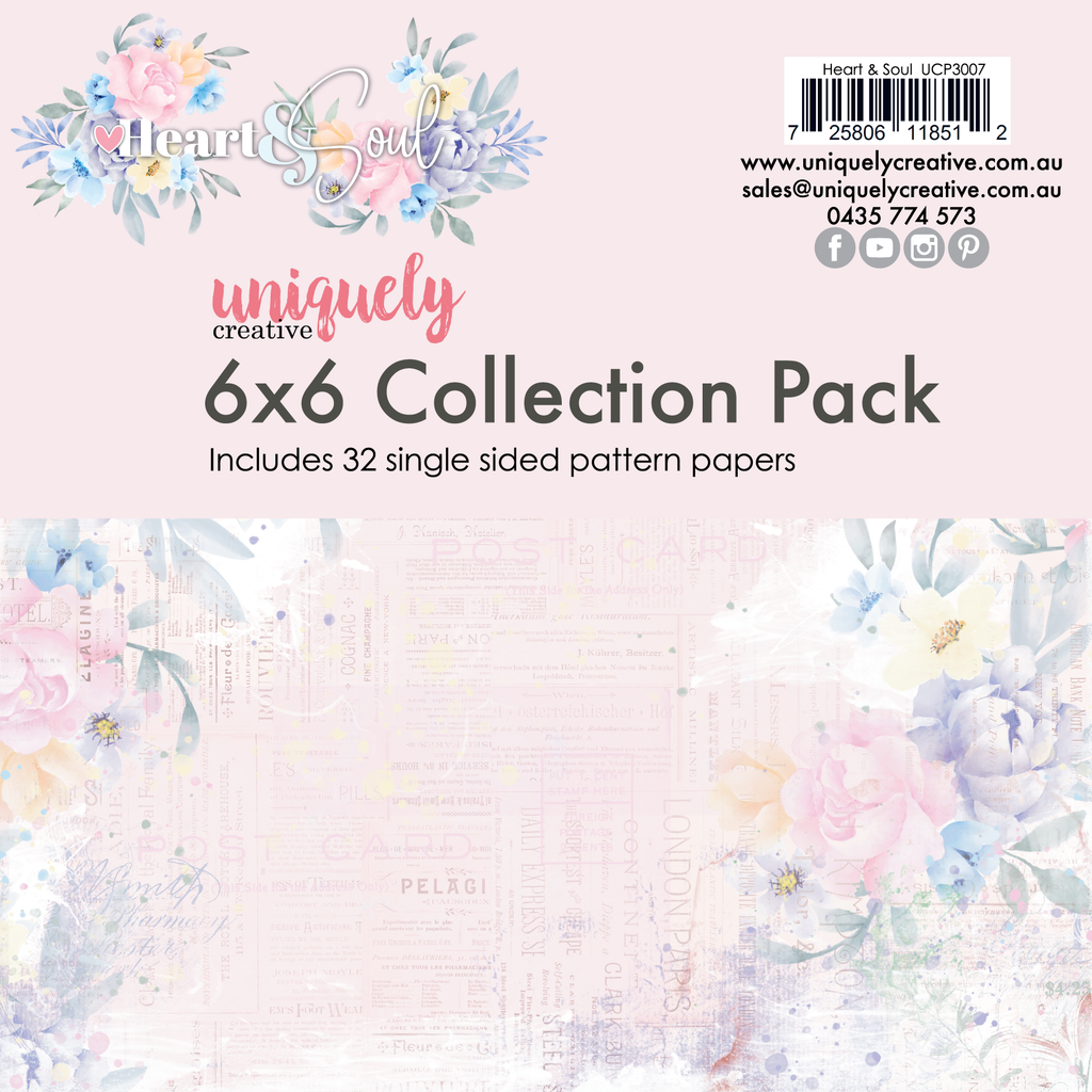 Uniquely Creative - Heart & Soul 6x6 Collection Pack