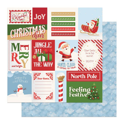 Photo Play - Up on the Rooftop Paper - Christmas Cheer