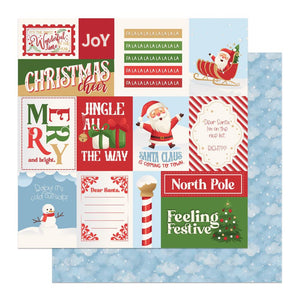 Photo Play - Up on the Rooftop Paper - Christmas Cheer