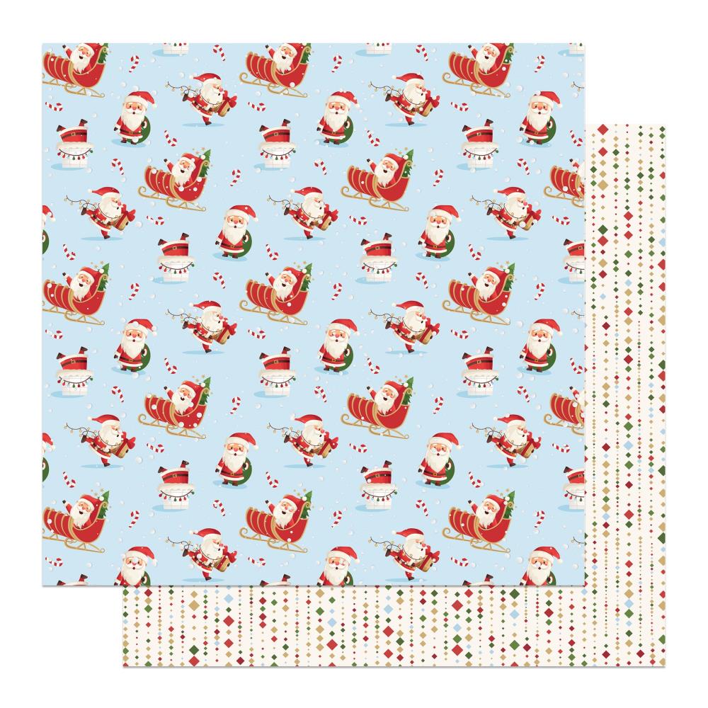 Photo Play - Up on the Rooftop Paper - Dear Santa