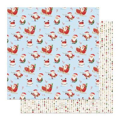 Photo Play - Up on the Rooftop Paper - Dear Santa
