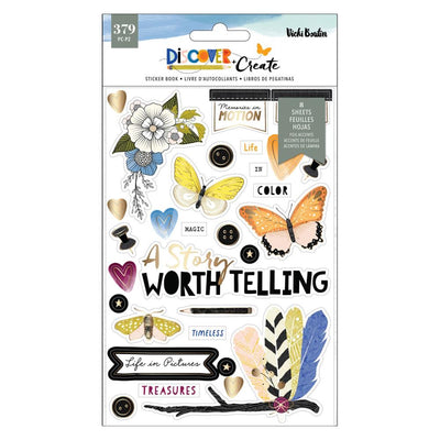Vicki Boutin Discover + Create Sticker Book 8/Sheets