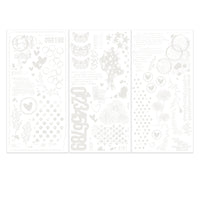 49 And Market Rub-On Transfer Set - Irresistible Curiosities By Vicki Boutin