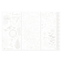 49 And Market Rub-On Transfer Set - Irresistible Focus By Vicki Boutin