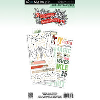 49 and Market - Mistletoe & Memories Essentials Rub-Ons