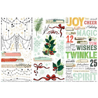 49 and Market - Mistletoe & Memories Essentials Rub-Ons