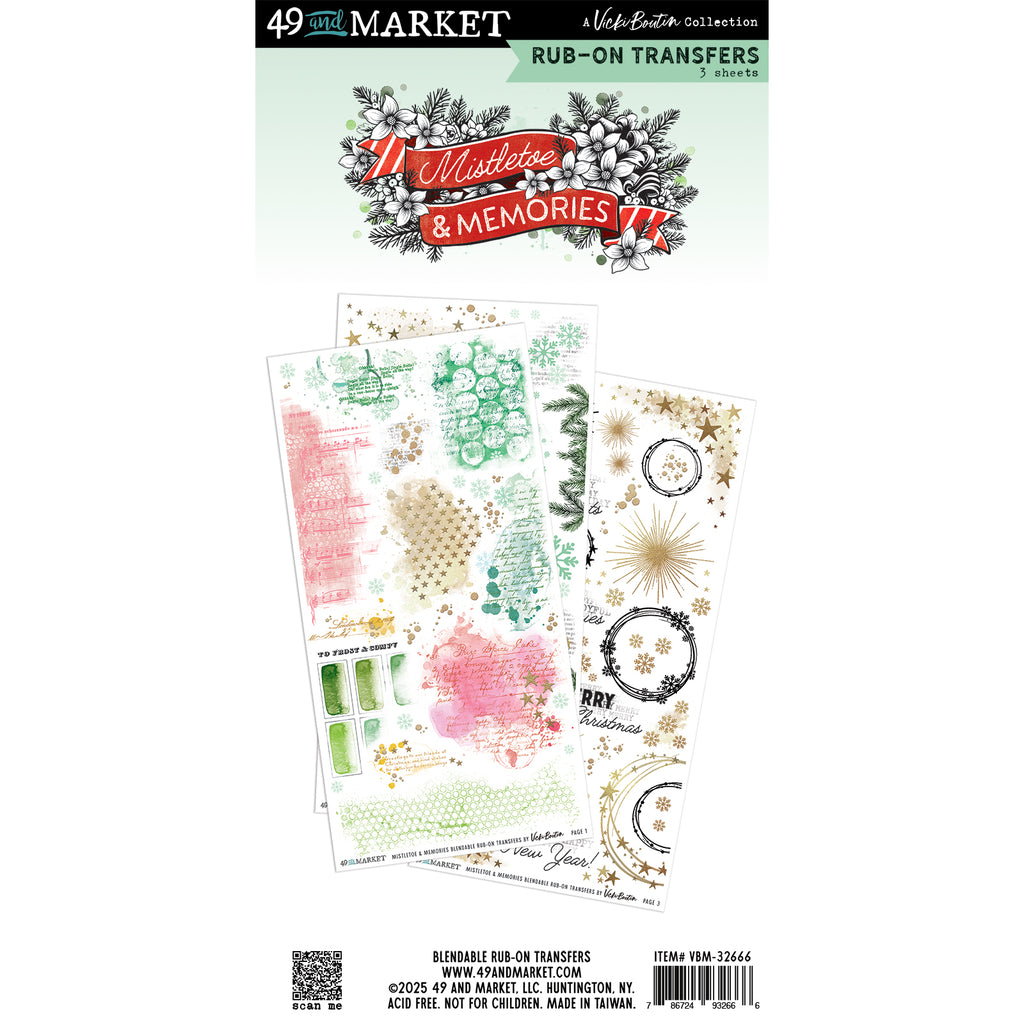 49 and Market - Mistletoe & Memories Blendable Rub-Ons