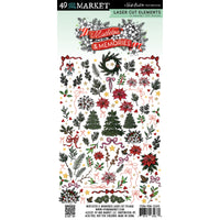 49 and Market - Mistletoe & Memories Laser Cuts Foliage