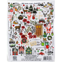 49 and Market - Mistletoe & Memories Icons Die Cuts 82/Pkg