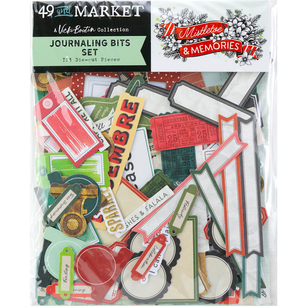 49 and Market - Mistletoe & Memories Journaling Die Cuts 123/Pkg