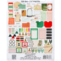 49 and Market - Mistletoe & Memories Journaling Die Cuts 123/Pkg