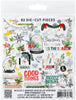 49 and Market - Mistletoe & Memories Foiled Die Cuts 82/Pkg