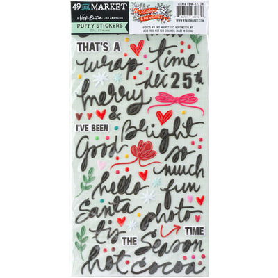 49 and Market - Mistletoe & Memories Puffy Stickers