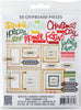 49 and Market - Mistletoe & Memories Chipboard Basics 55/Pkg