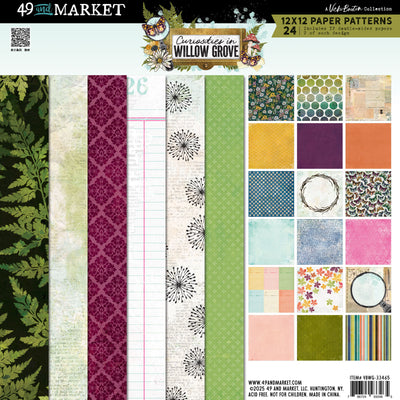 49 And Market - Curiosities In Willow Grove 12x12 Paper Pad