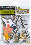 49 And Market - Curiosities In Willow Grove Icons And Titles Ephemera Set