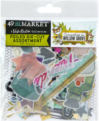 49 And Market - Curiosities In Willow Grove Foiled Die Cut Assortment