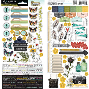 49 And Market - Curiosities In Willow Grove Cardstock Stickers