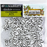 49 And Market - Curiosities In Willow Grove Chipboard Bits